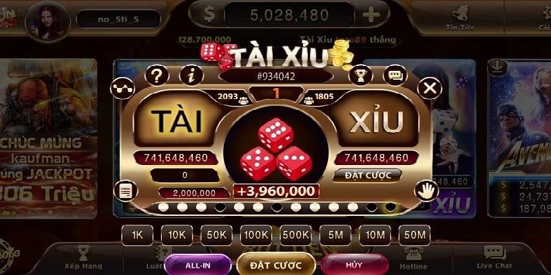 Game tài xỉu online khái niệm là gì